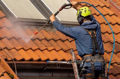 Démoussage et hydrofuge de toiture à Lanty